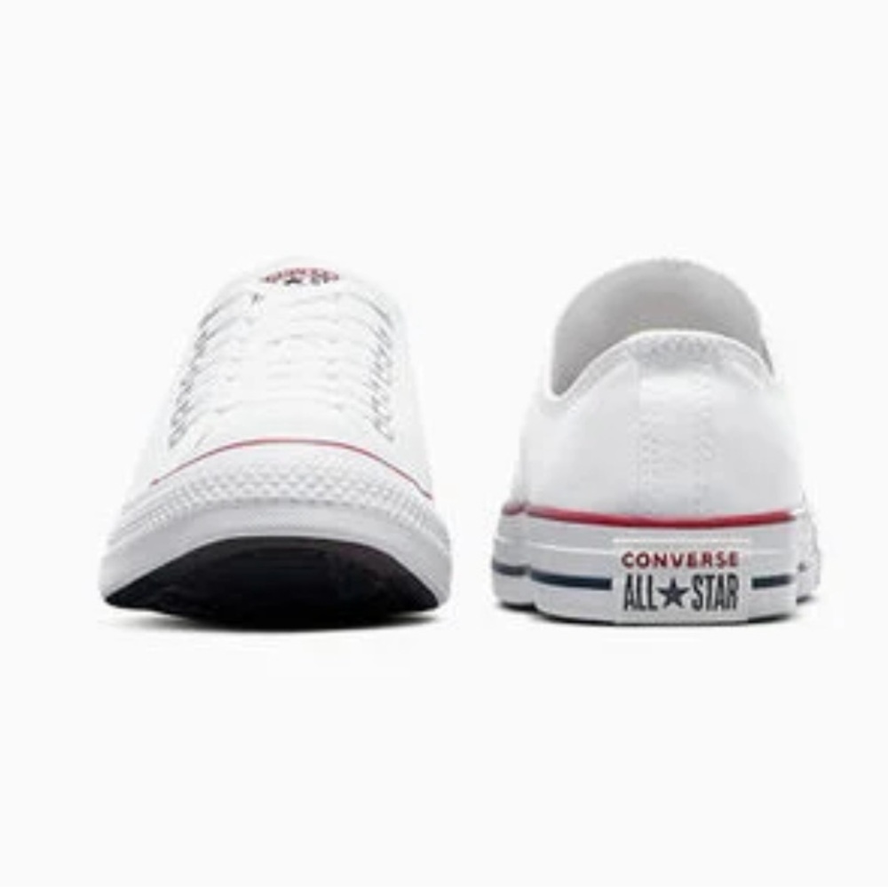 Converse All Star White and Red Sneakers